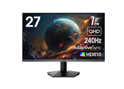 27"게이밍 모니터
240 Hz